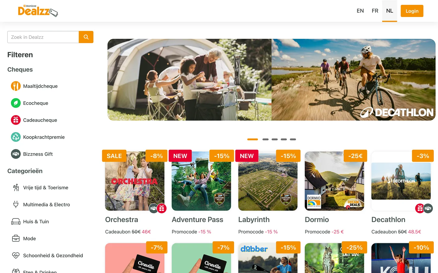 Dealzz-platform voor handelaars