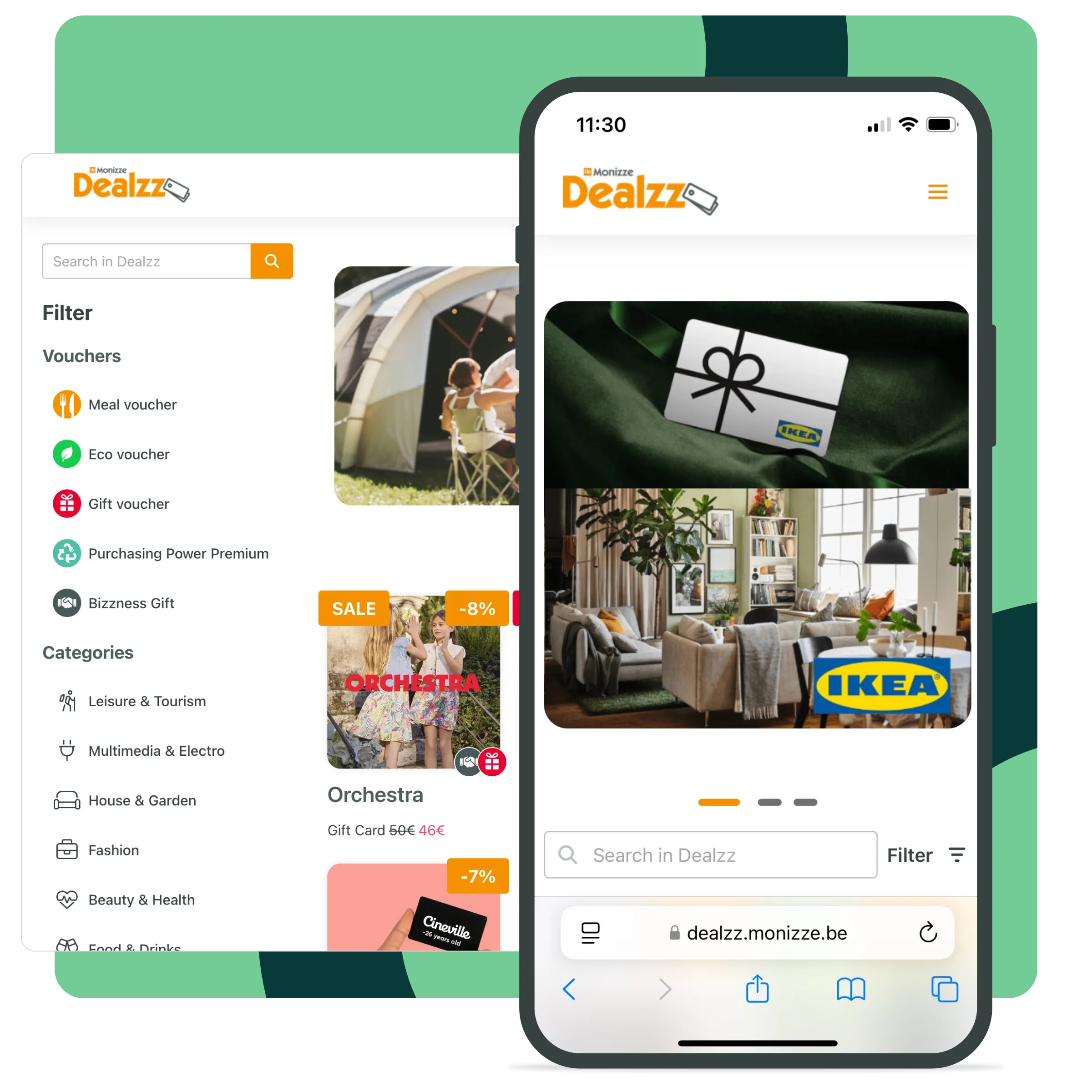 Monizze Dealzz platform