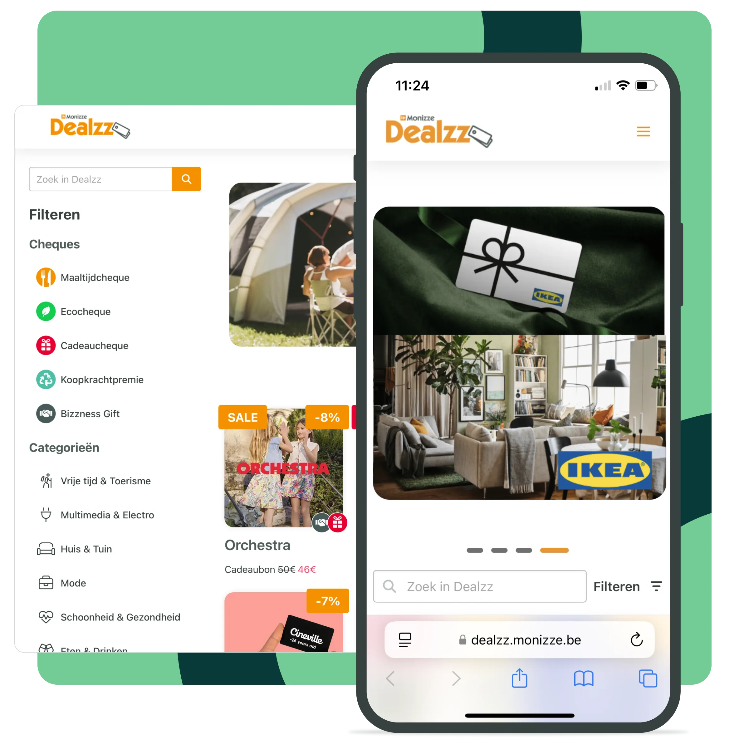 Dealzz-platform van Monizze