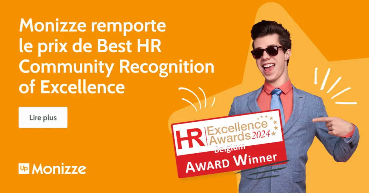 Monizze remporte le prix de Best HR Community Recognition of Excellence