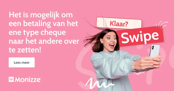 Hoe een transactie met het ene type cheque naar het andere overzetten?