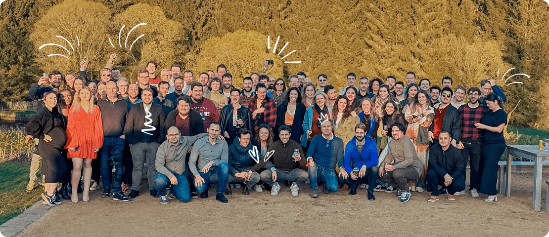 Équipe Monizze au complet