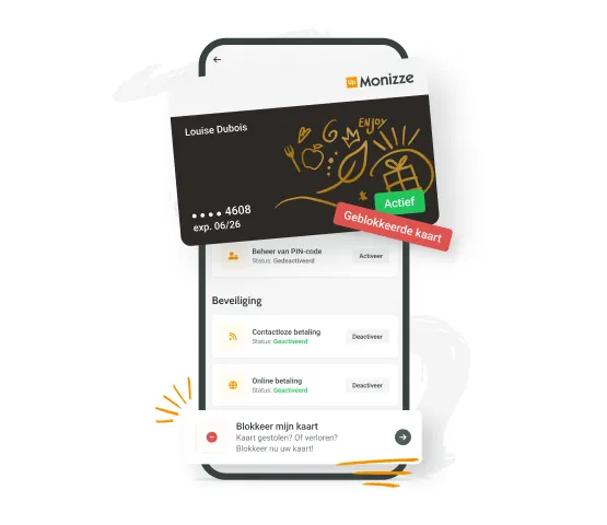 Blokkeer je kaart met één klik